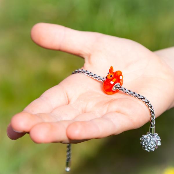 Lexie the Fox - Elfbeads Glas
